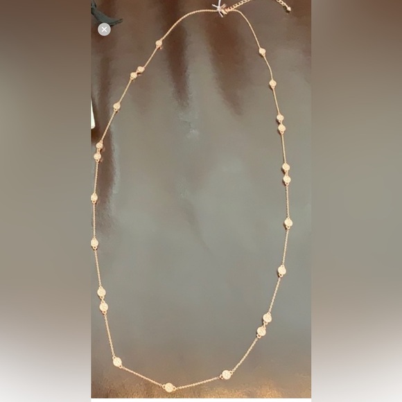 Kate Spade Gatsby Dot Mini Scatter Necklace- Rose Gold - Picture 2 of 7